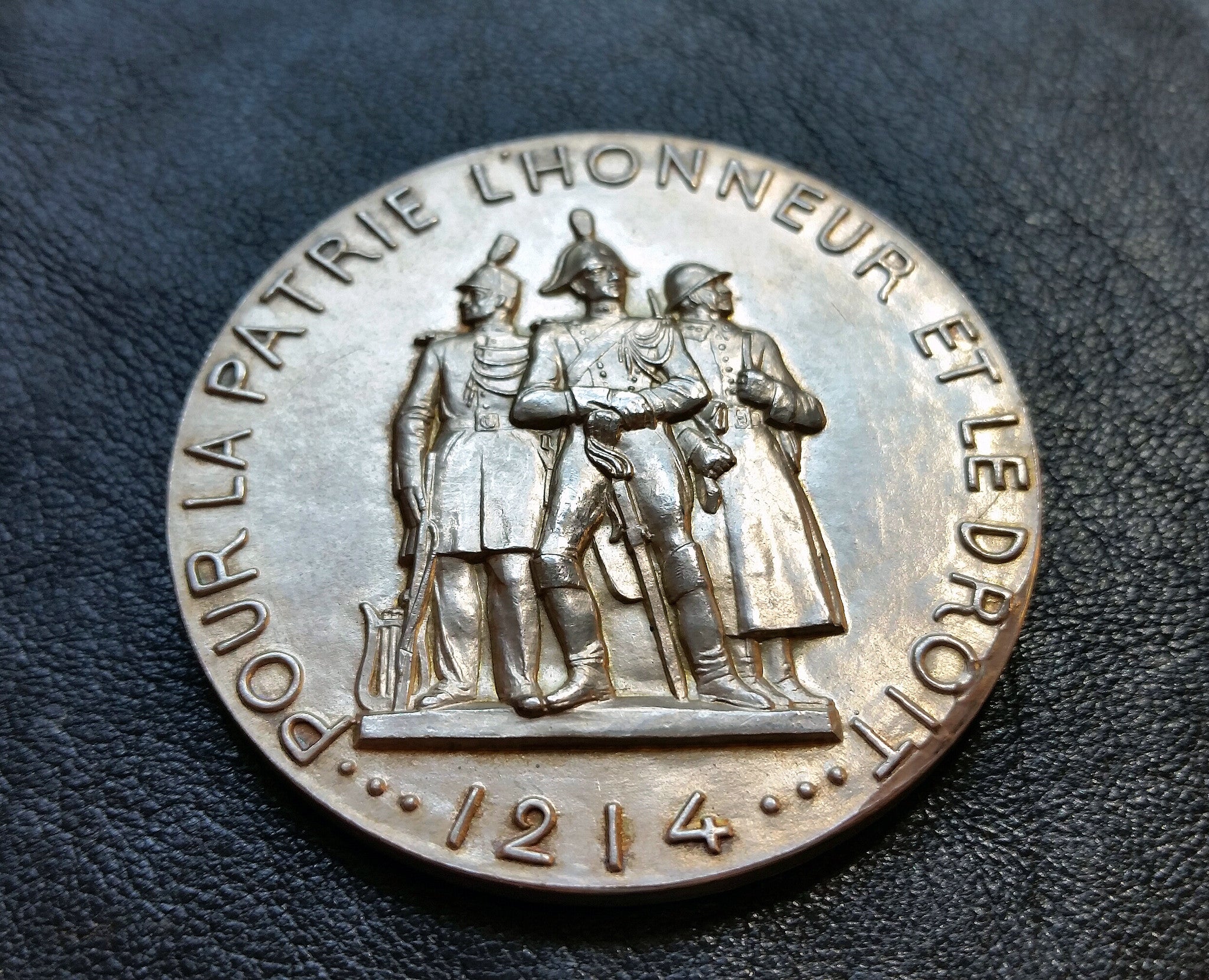 French Police Silver medal obverse