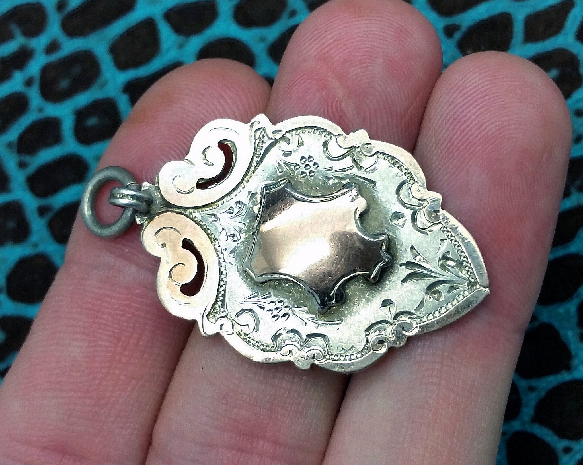 British 1922 Sterling Silver Fob by Herbert Bushell & Son Ltd