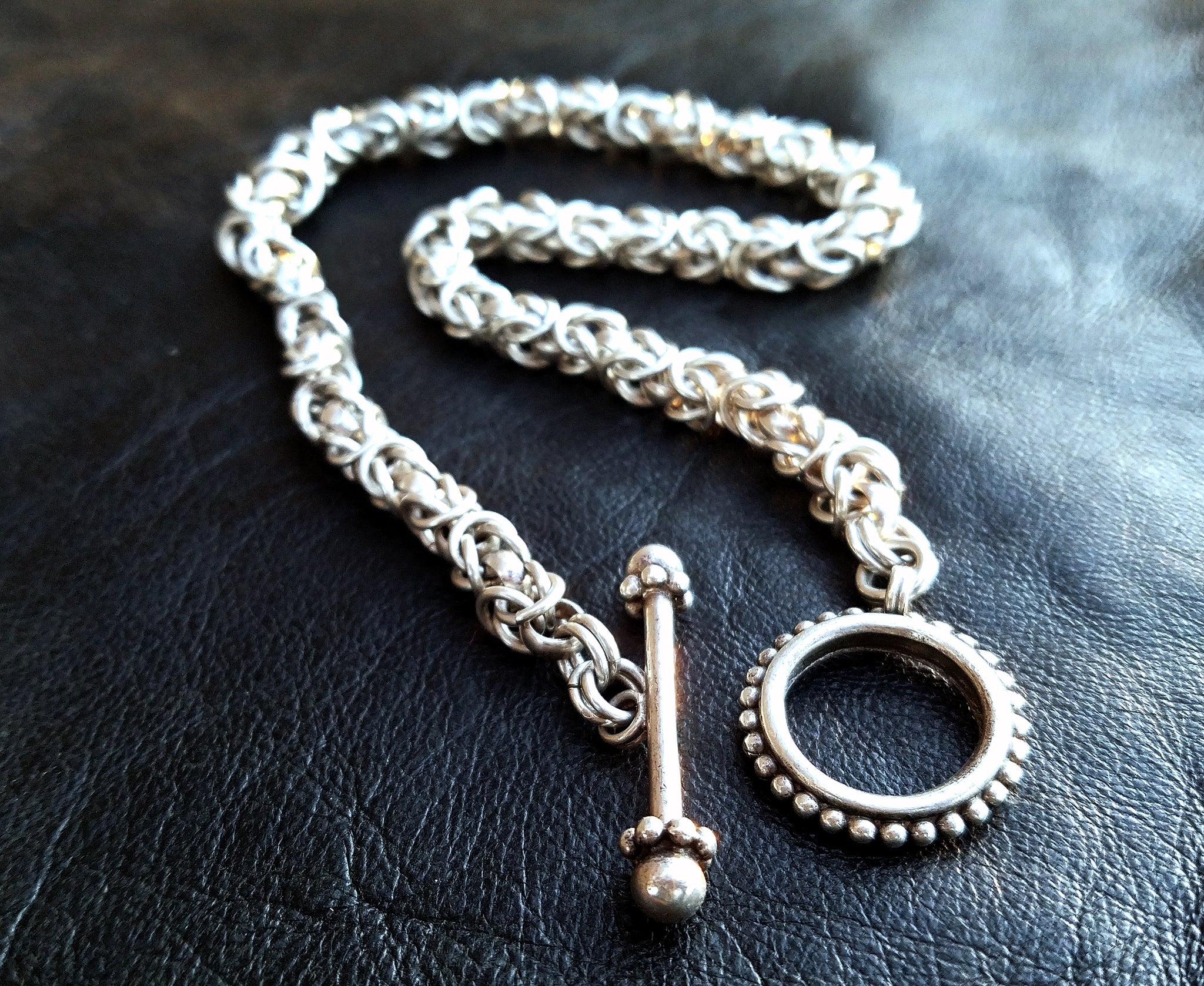 Vintage Intricate Byzantine Chain Necklace