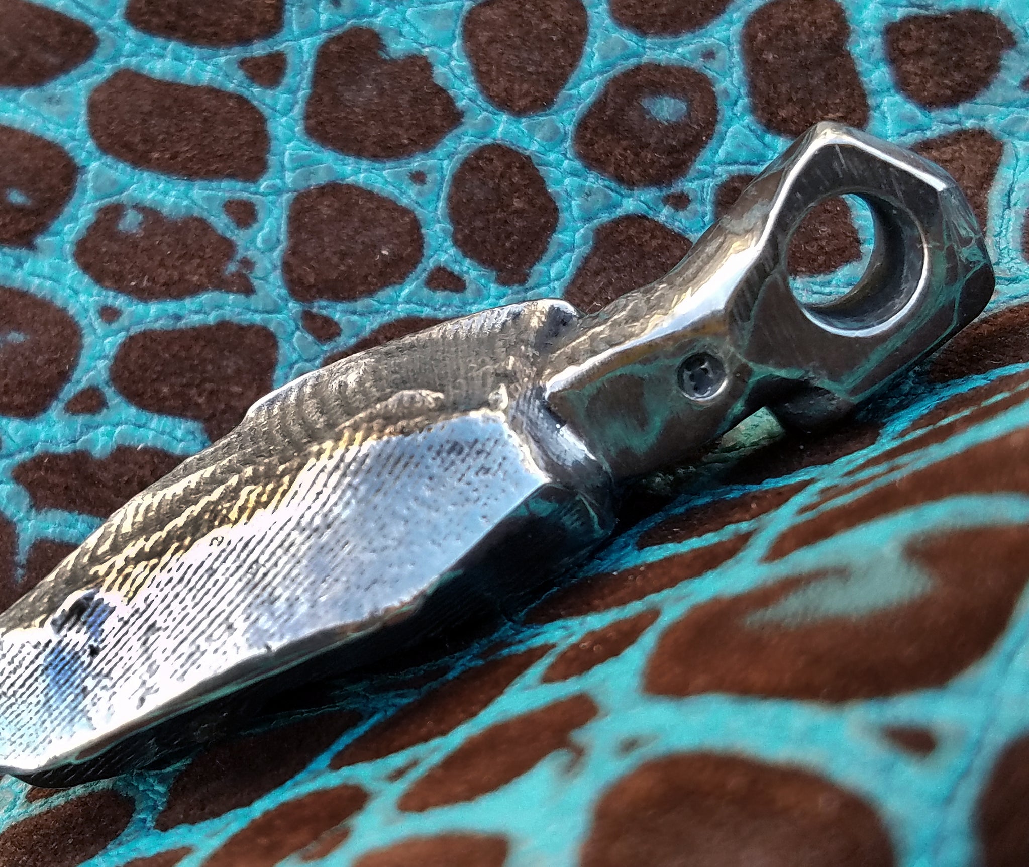 'Alien Seed' Hand-carved Hand-poured Cuttlefish Pendant #1 by Phantom