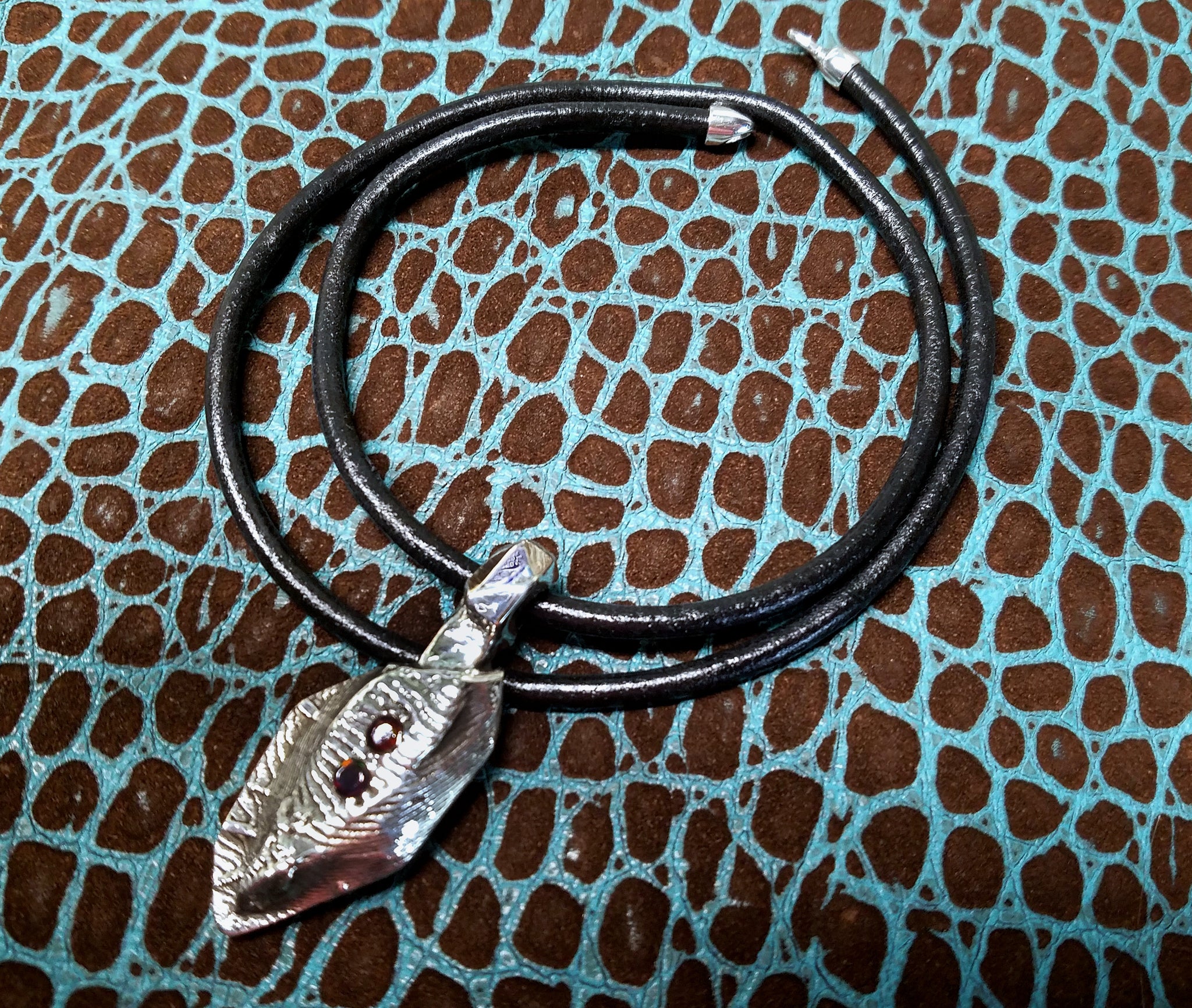 'Alien Seed' Hand-carved Hand-poured Cuttlefish Pendant #1 by Phantom