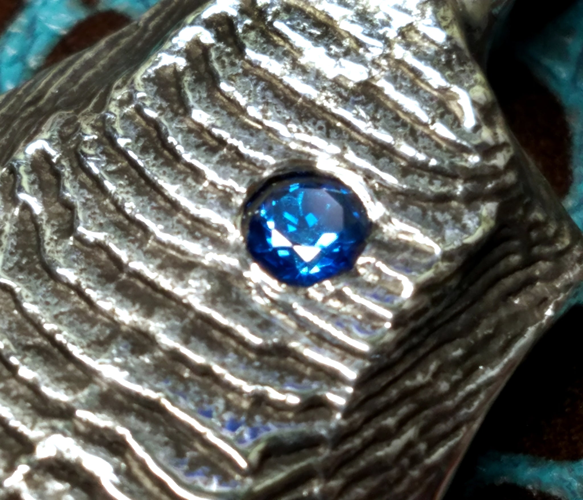 'Alien Seed' Hand-carved Hand-poured Cuttlefish Pendant #2 by Phantom