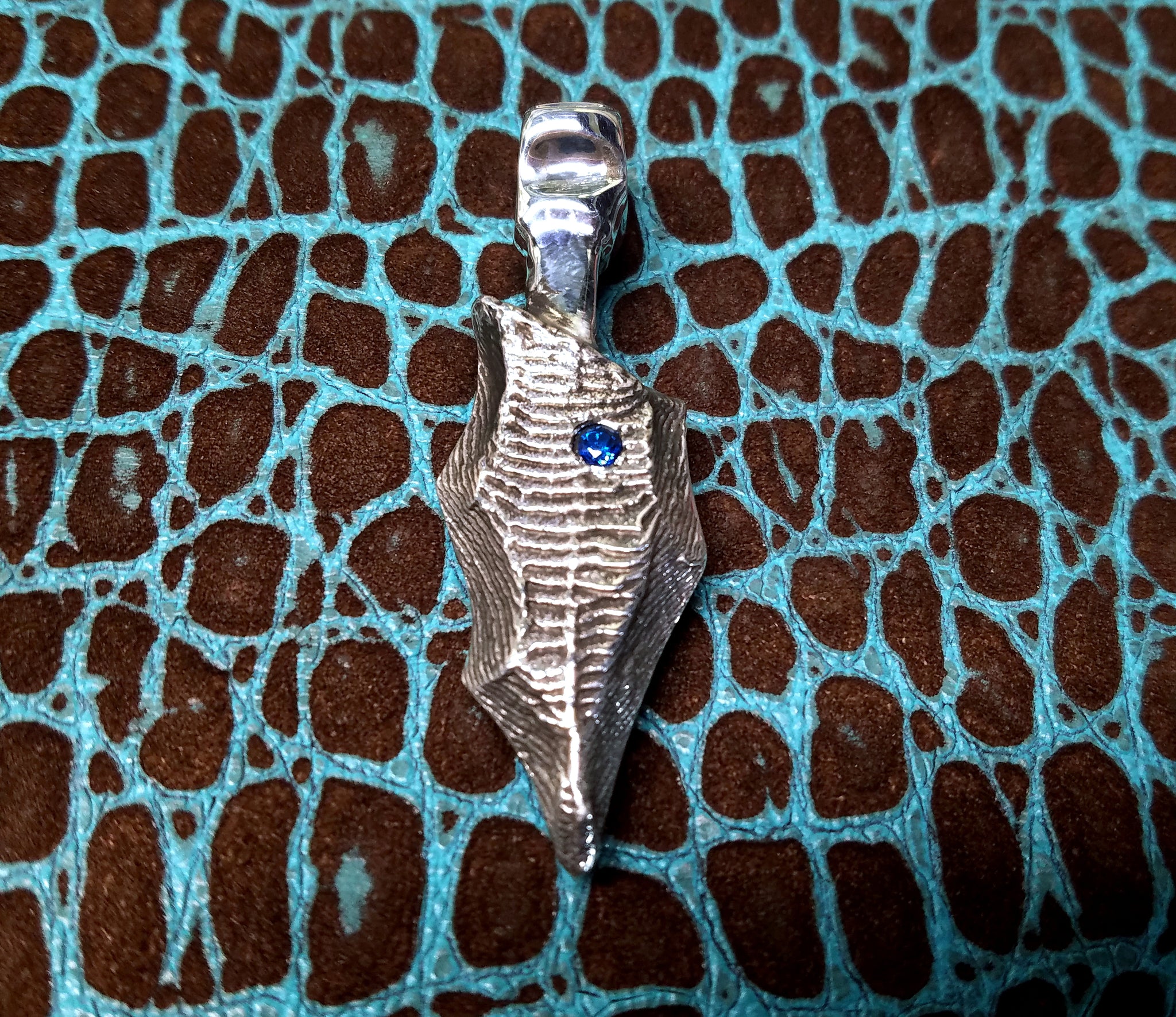 'Alien Seed' Hand-carved Hand-poured Cuttlefish Pendant #2 by Phantom