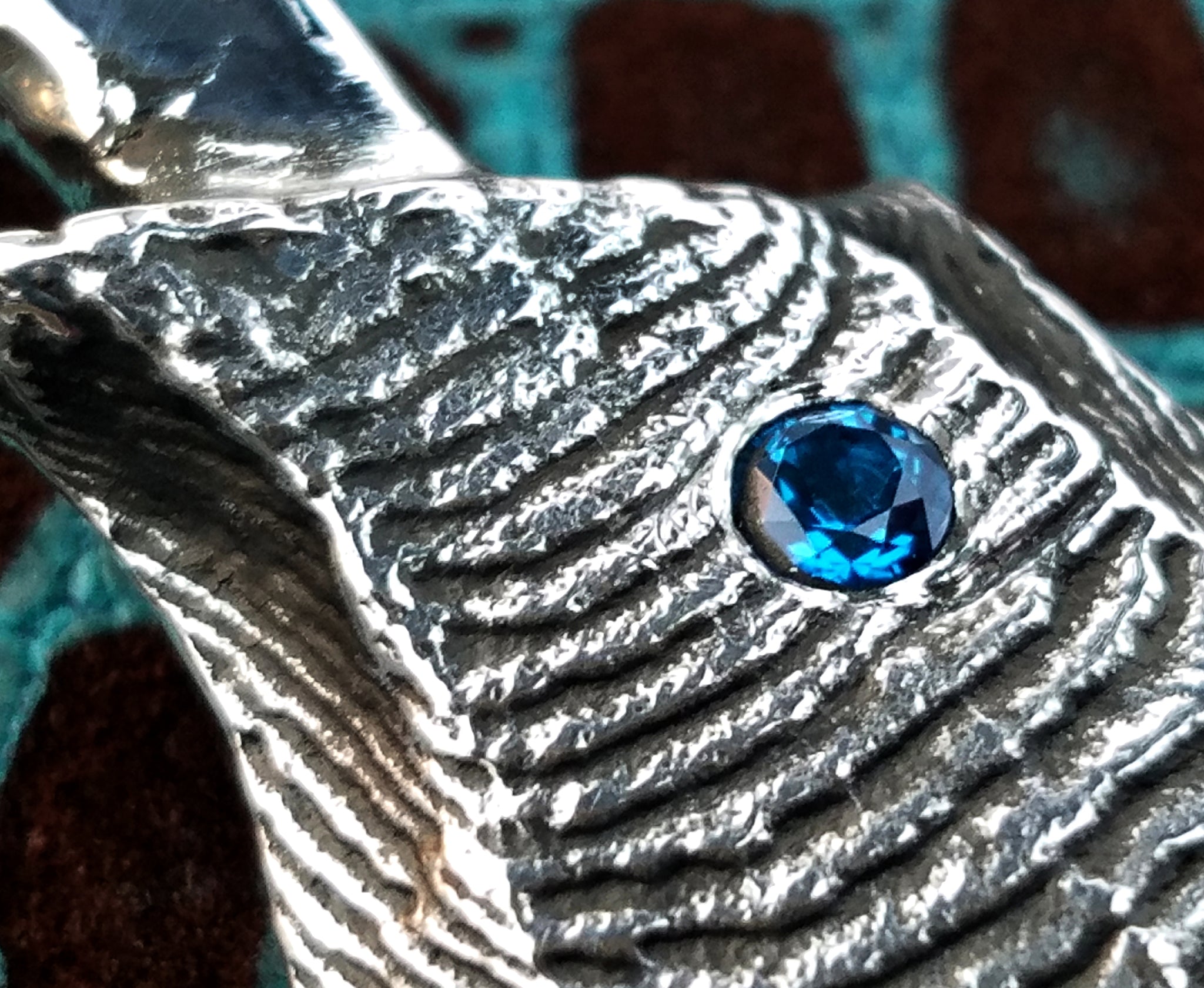 'Alien Seed' Hand-carved Hand-poured Cuttlefish Pendant #2 by Phantom