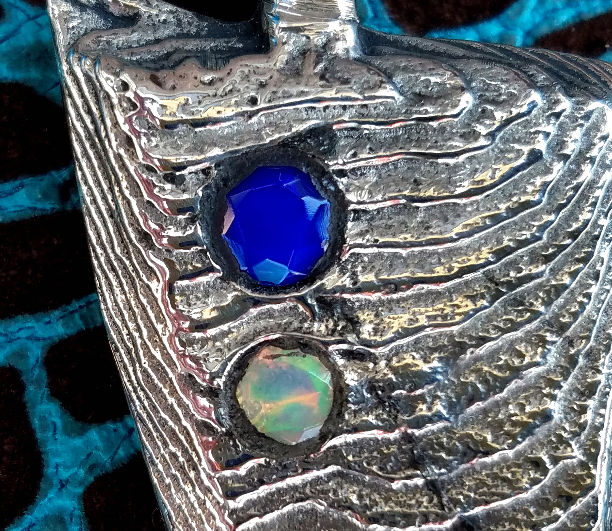 'Alien Artifact' Hand-carved Hand-poured Cuttlefish Cast Pendant #9 by Phantom