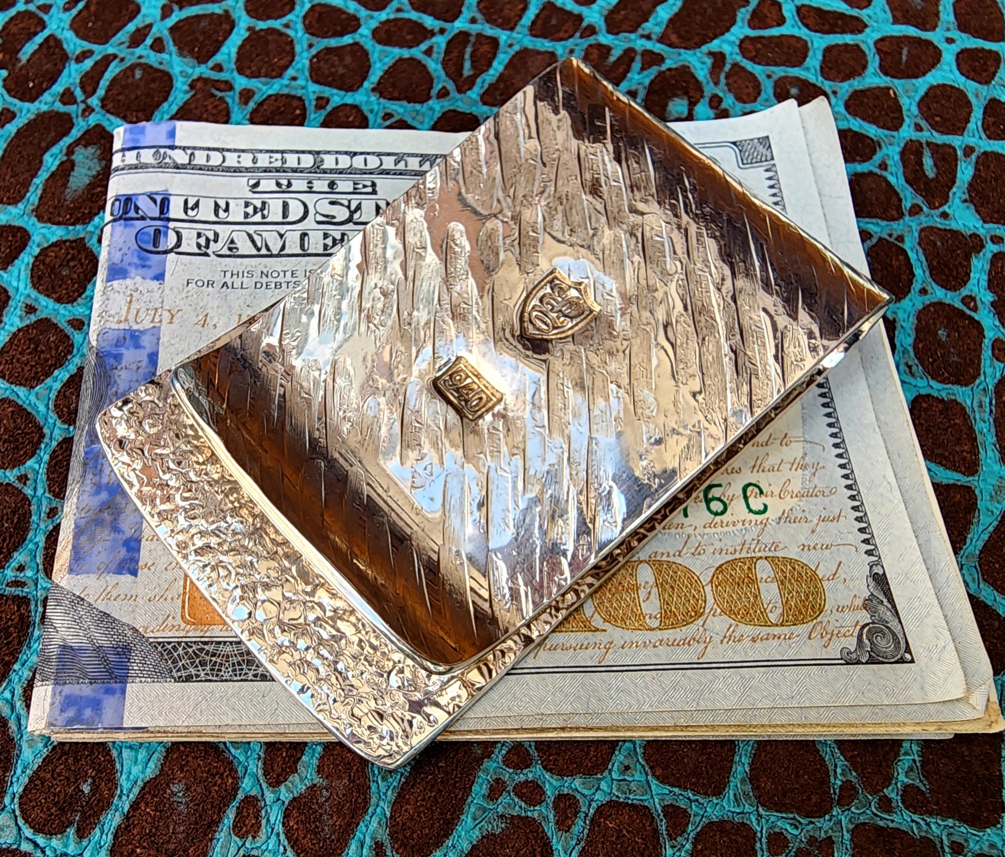Phantom Ridge Phantom Ridge Special money clip – SterlingSilverMoneyClips.com