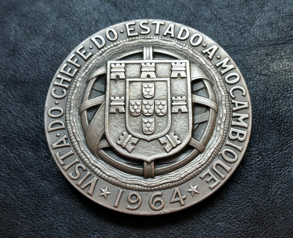 Portuguese Presidential Visit Silver medal reverse