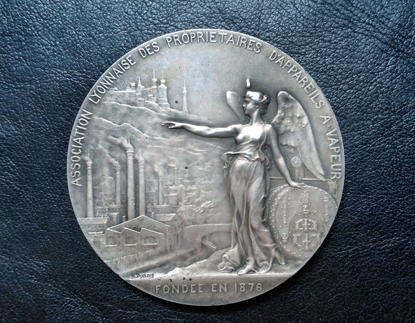 French Steam Era Silver medal obverse