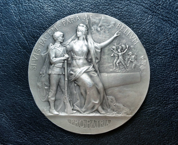 French Rise to Battle Sterling Silver medal obverse