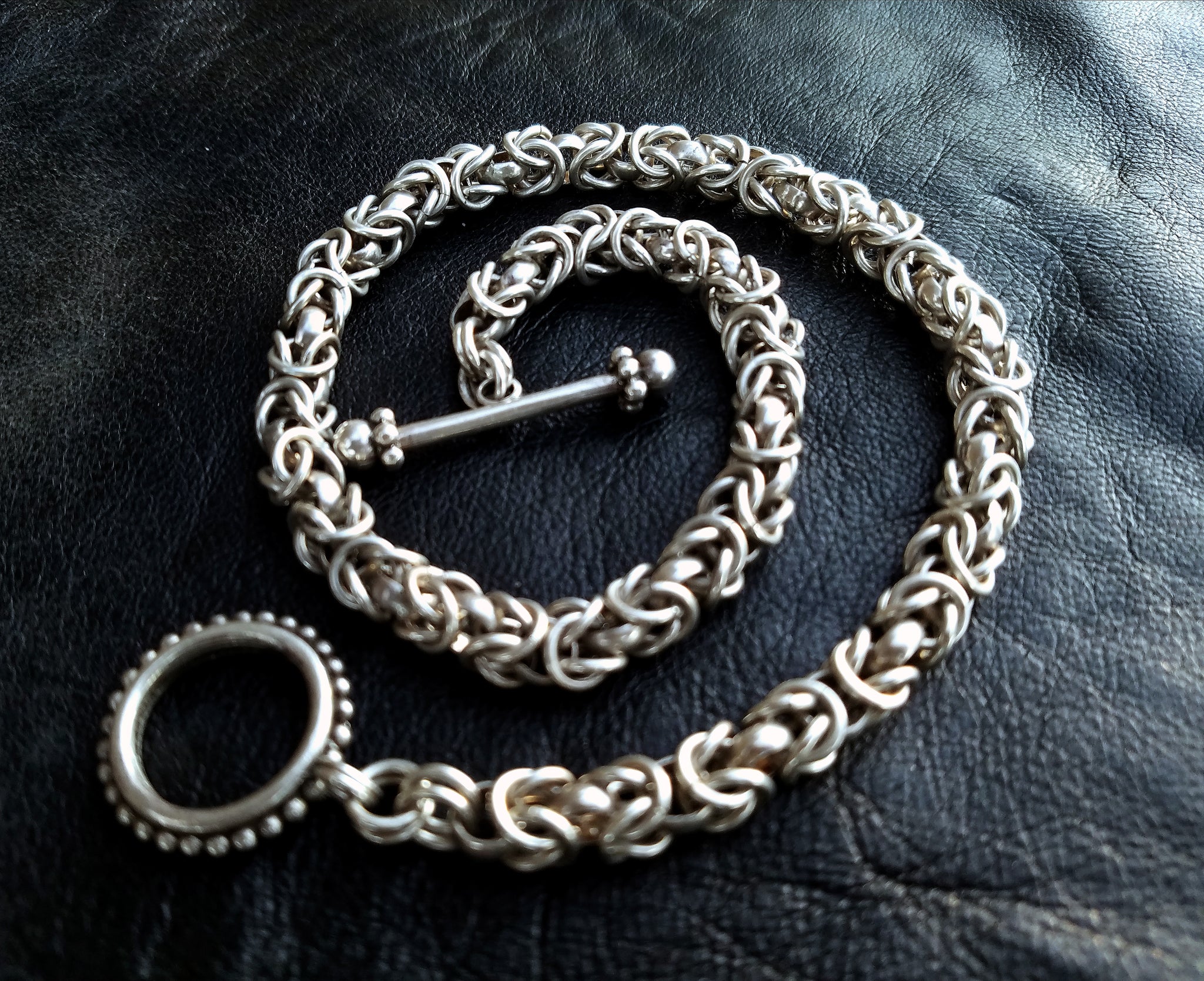 Vintage Intricate Byzantine Chain Necklace