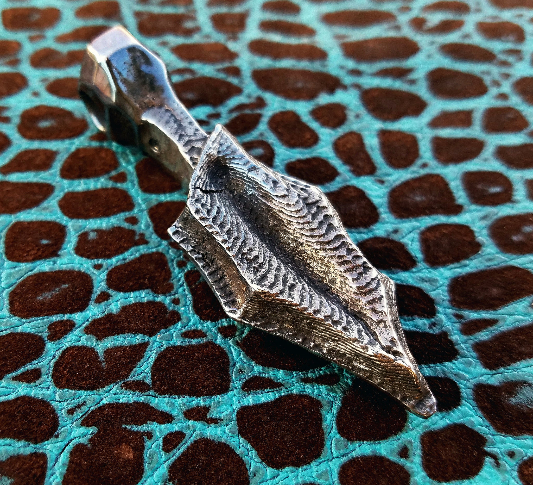 'Alien Seed' Hand-carved Hand-poured Cuttlefish Pendant #2 by Phantom