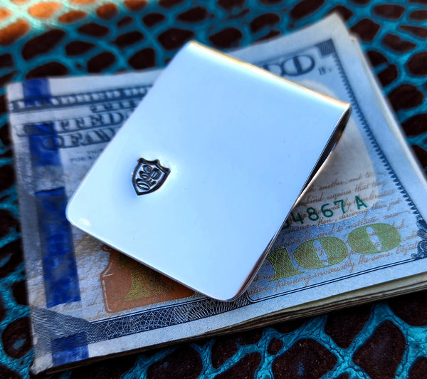 Sleek Signature Classic 935 Argentium Sterling Silver Money Clip by Phantom