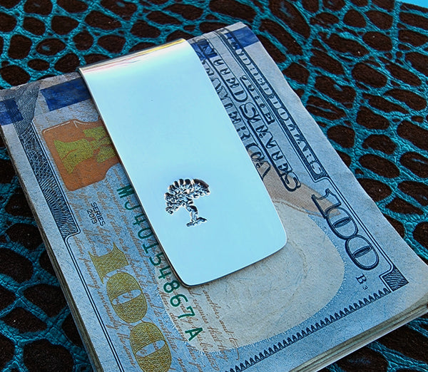 Sleek Tree Signature Classic 935 Argentium Sterling Silver Money Clip by Phantom