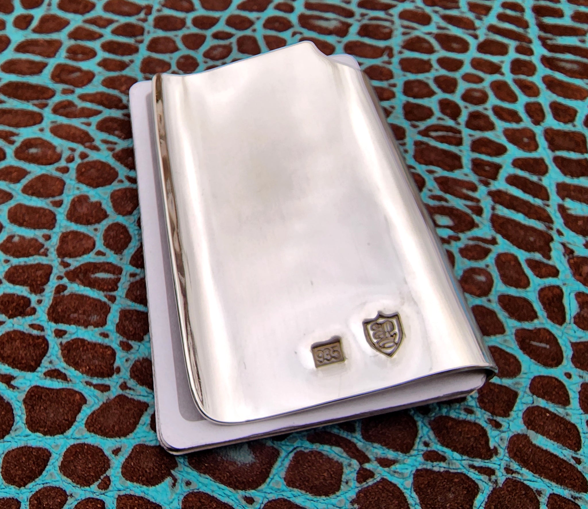 Sleek Credit Card 935 Argentium Sterling Silver Wallet by Phantom